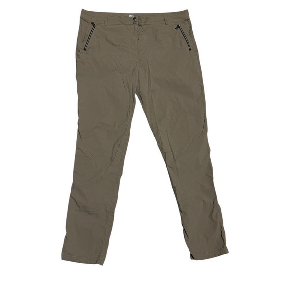 Anatomie Pants - Anatomie Skyler Travel Pants Khaki‎ Tan Straight Leg Stretch XL Zipper Pocket